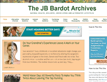 Tablet Screenshot of jbbardot.com